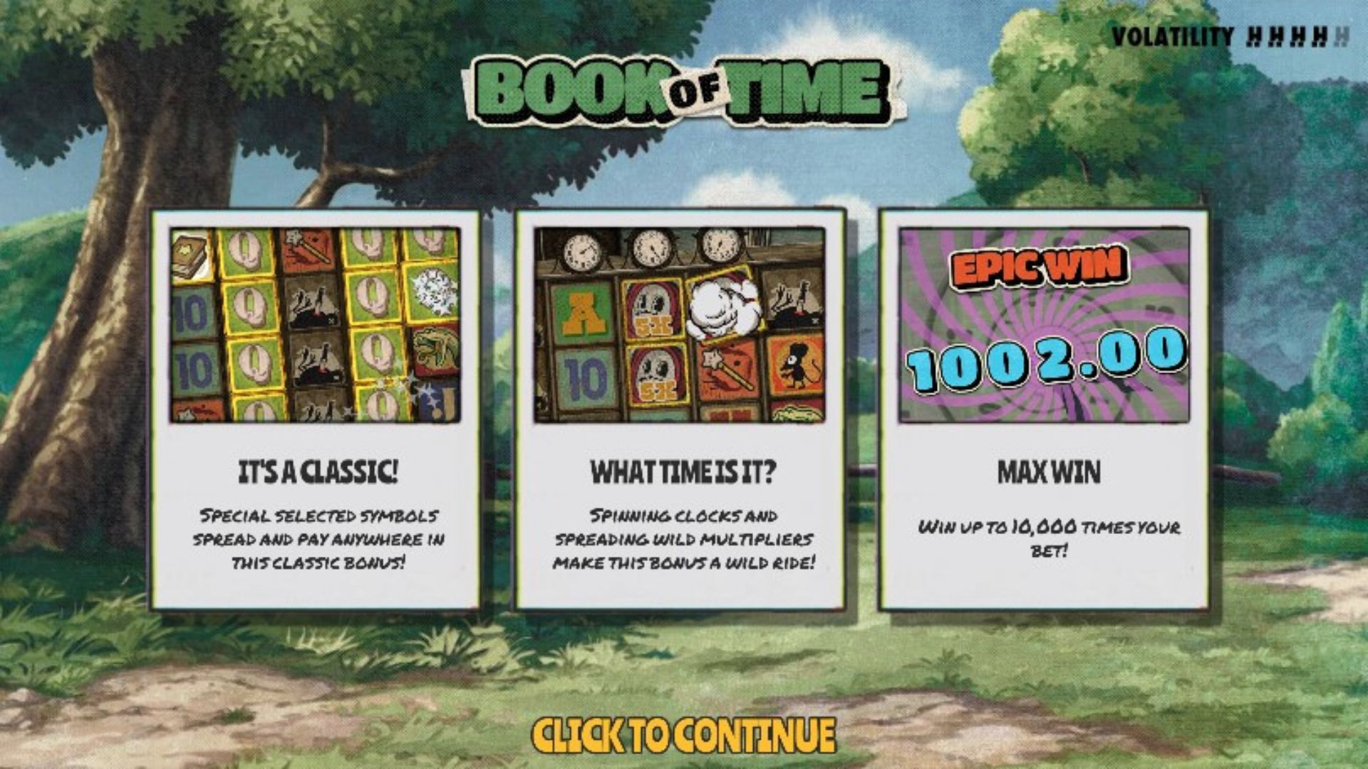 bonus book of time