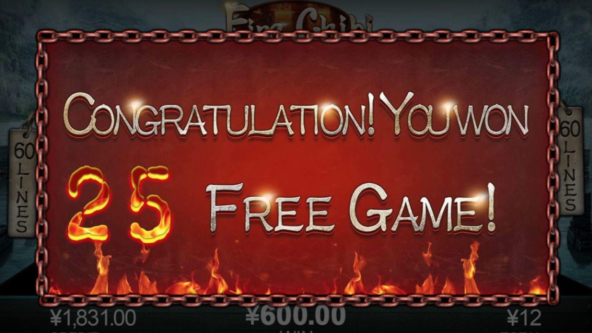 bonus freespin game fire chibi