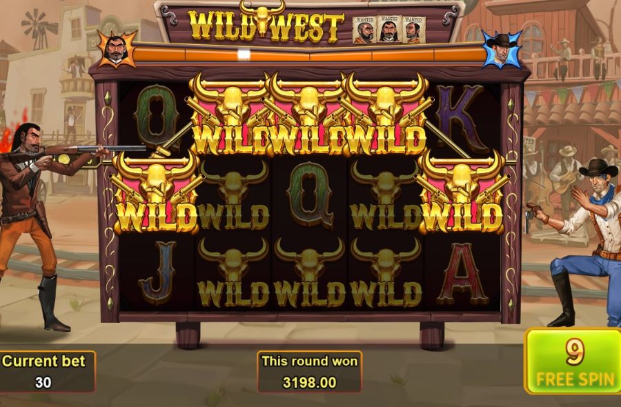 bonus freespin wild west