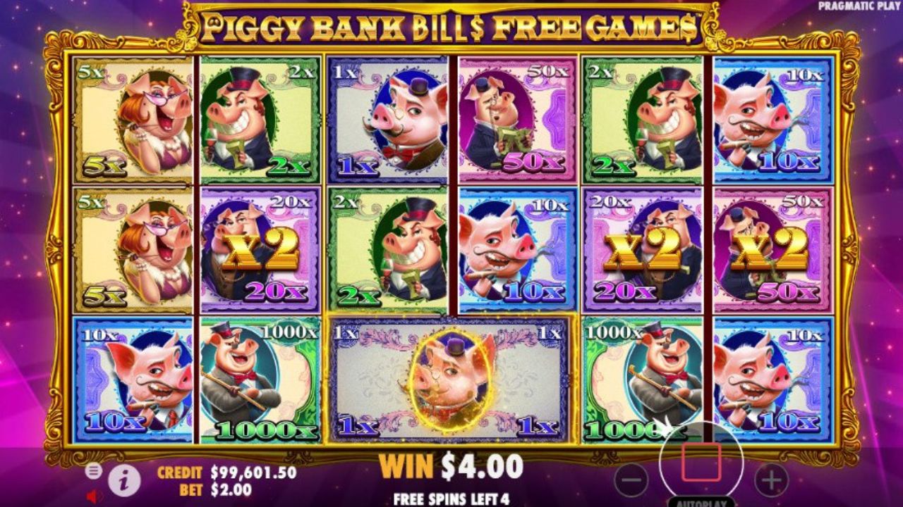 fitur bonus slot piggy bankers