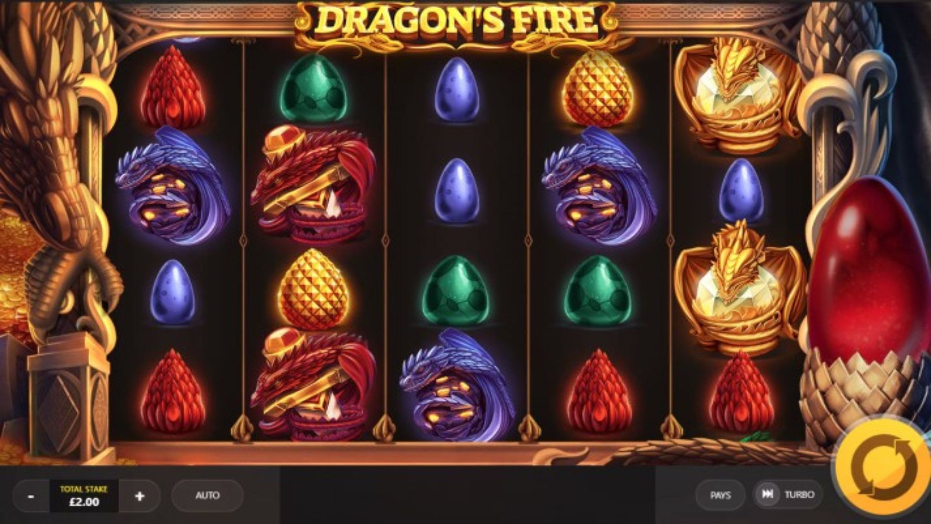 fitur dragon's fire