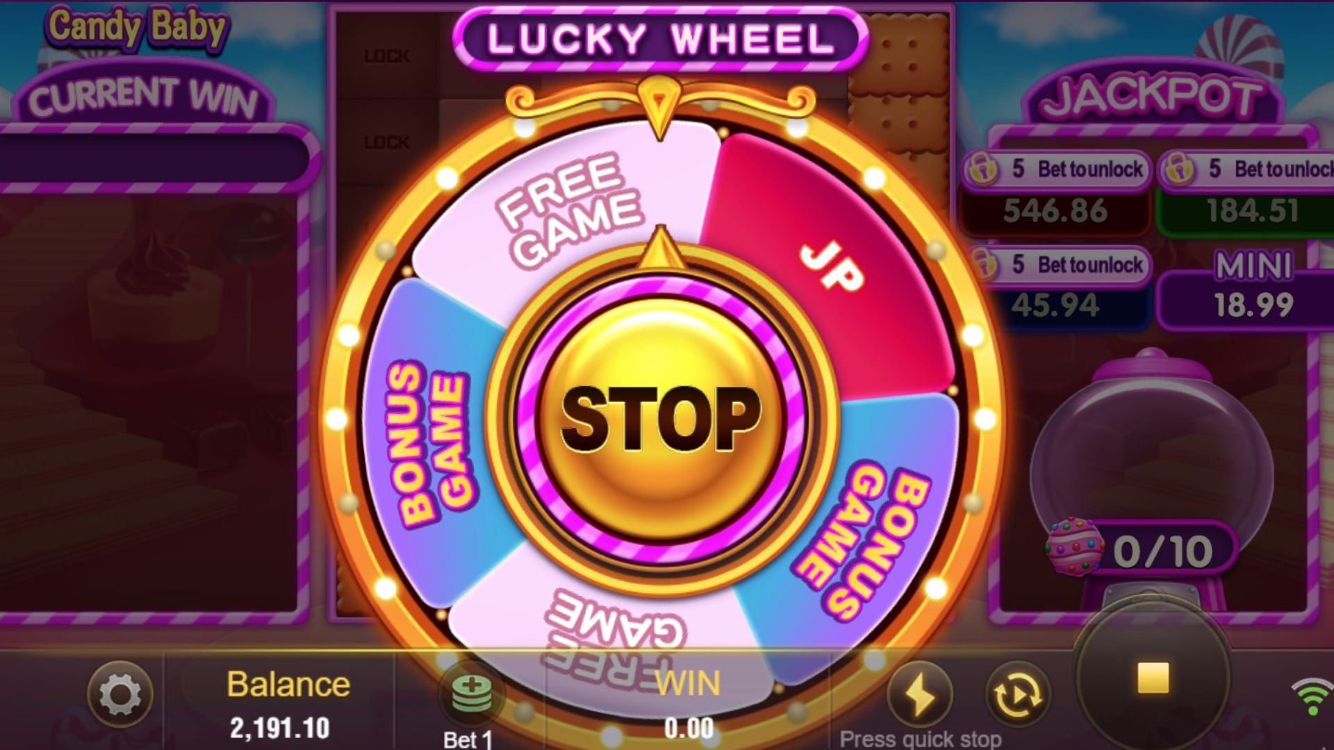 fitur freespin slot candy baby