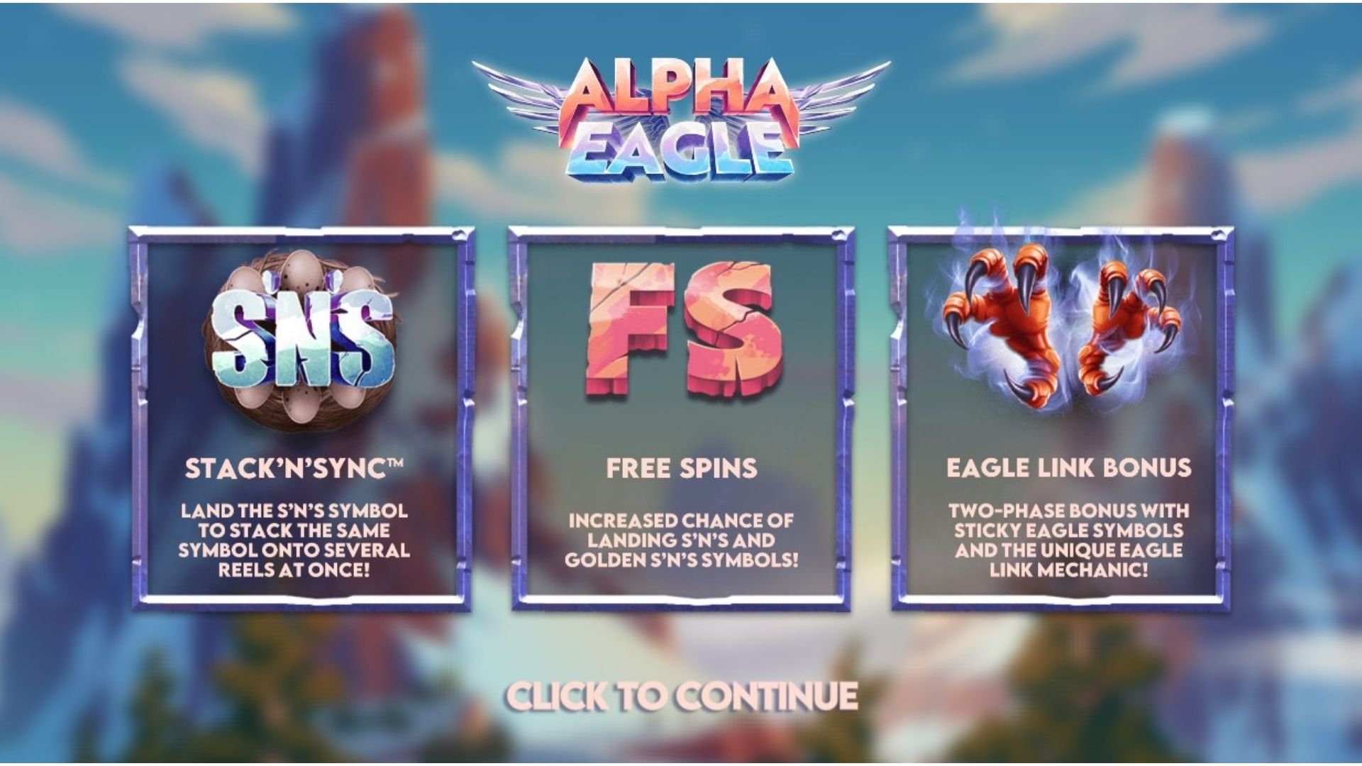 fitur game slot alpha eagle