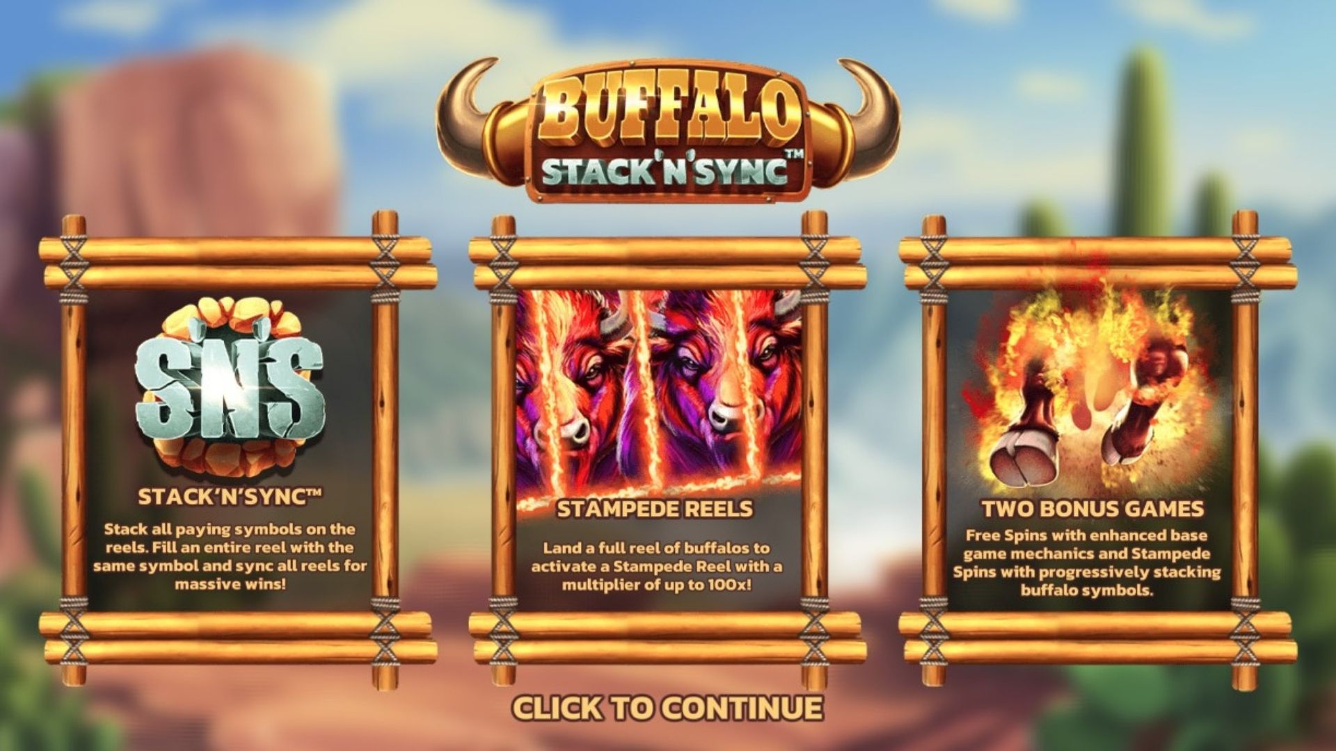 fitur game slot buffalo stack'n'sync