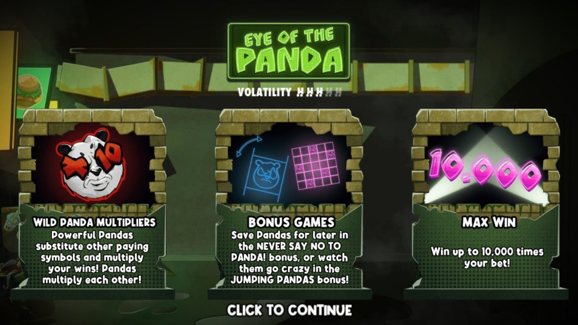 fitur game slot eye of the panda