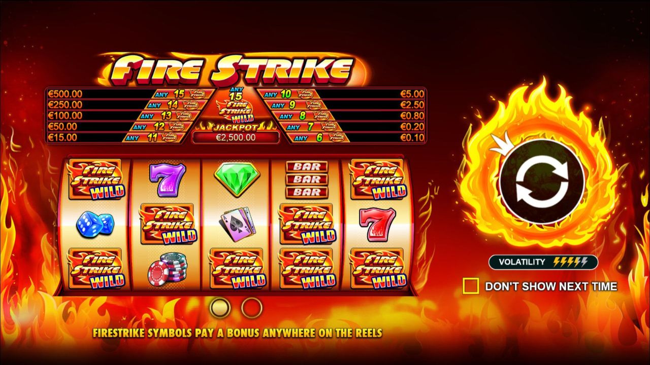 fitur game slot fire strike