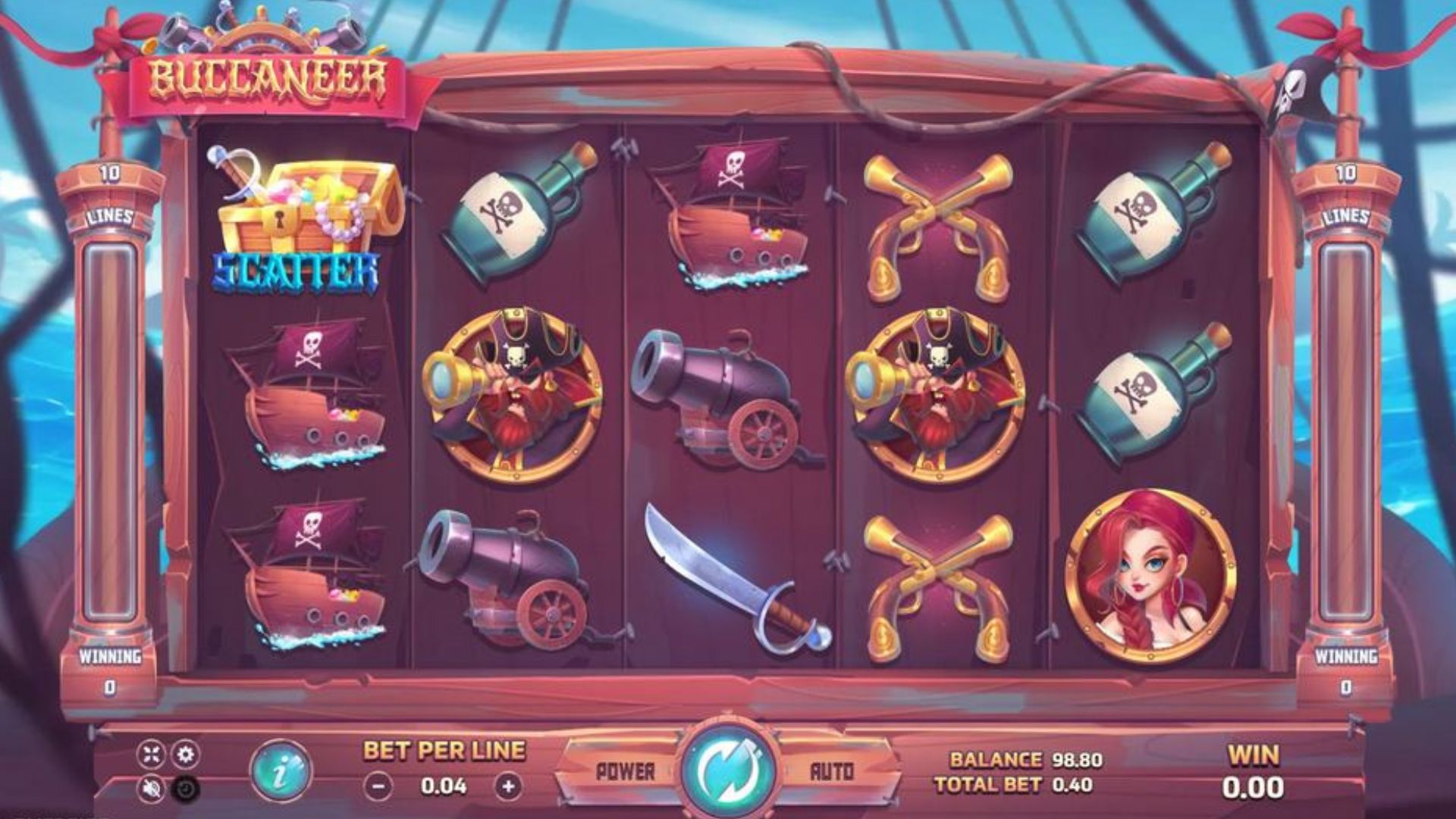 gameplay slot buccaneer deluxe