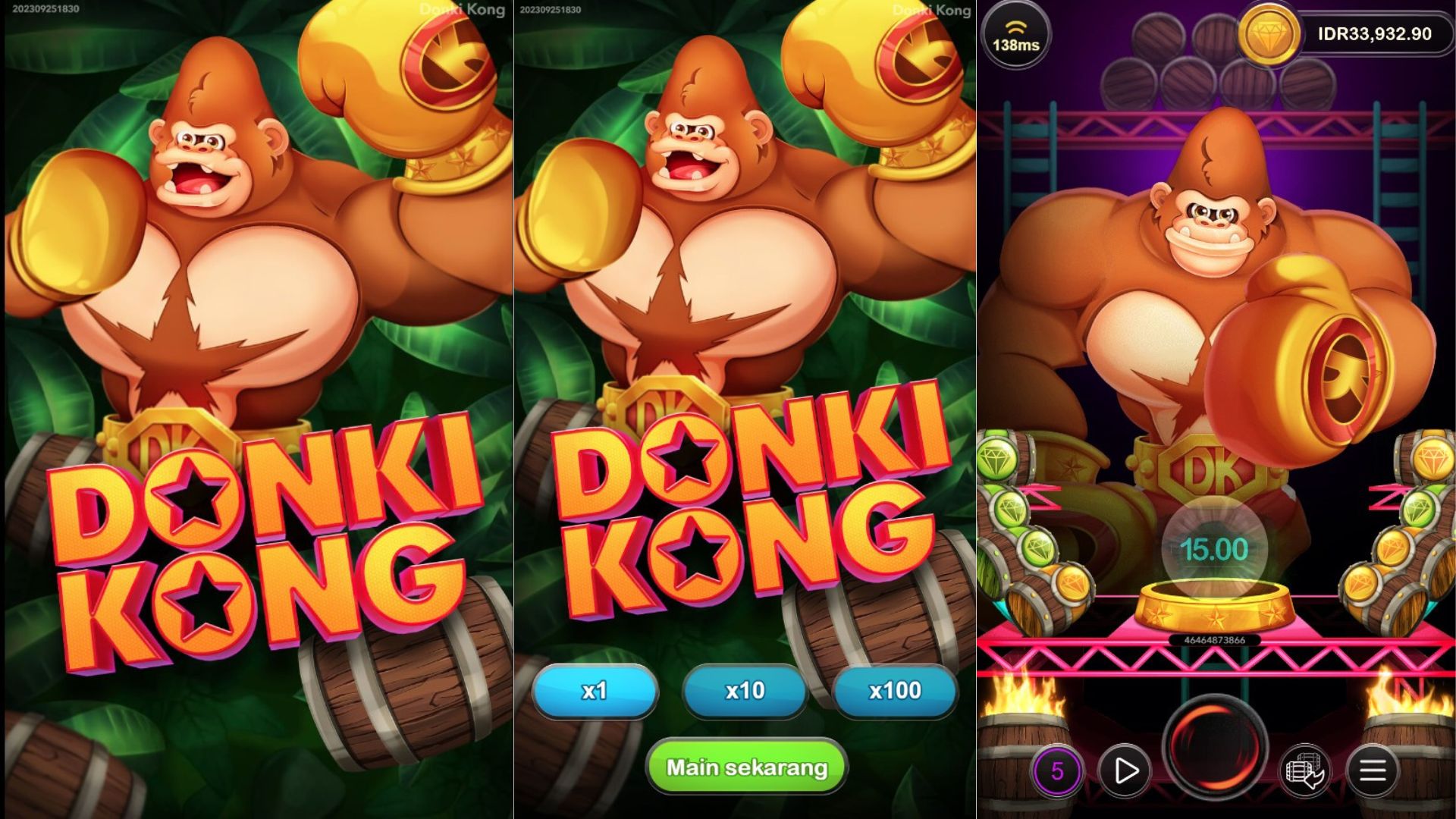 gameplay slot donki kong