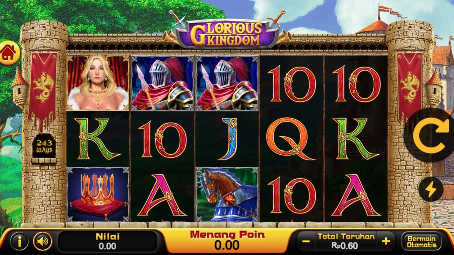 gameplay slot glorious kingdom