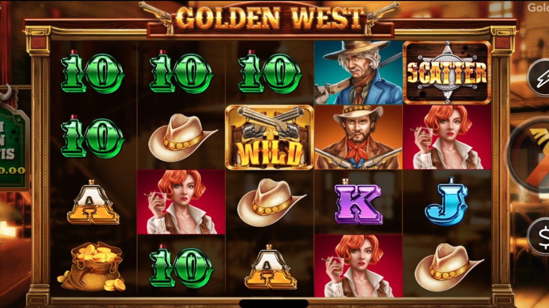 gameplay slot golden west