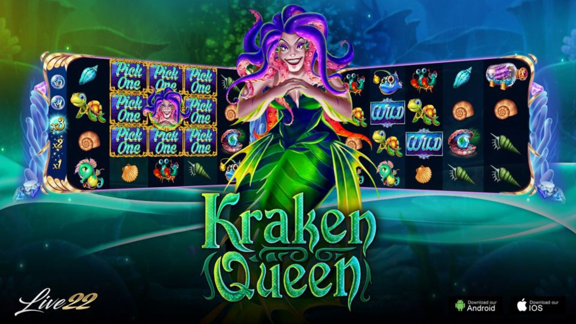 gameplay slot kraken queen