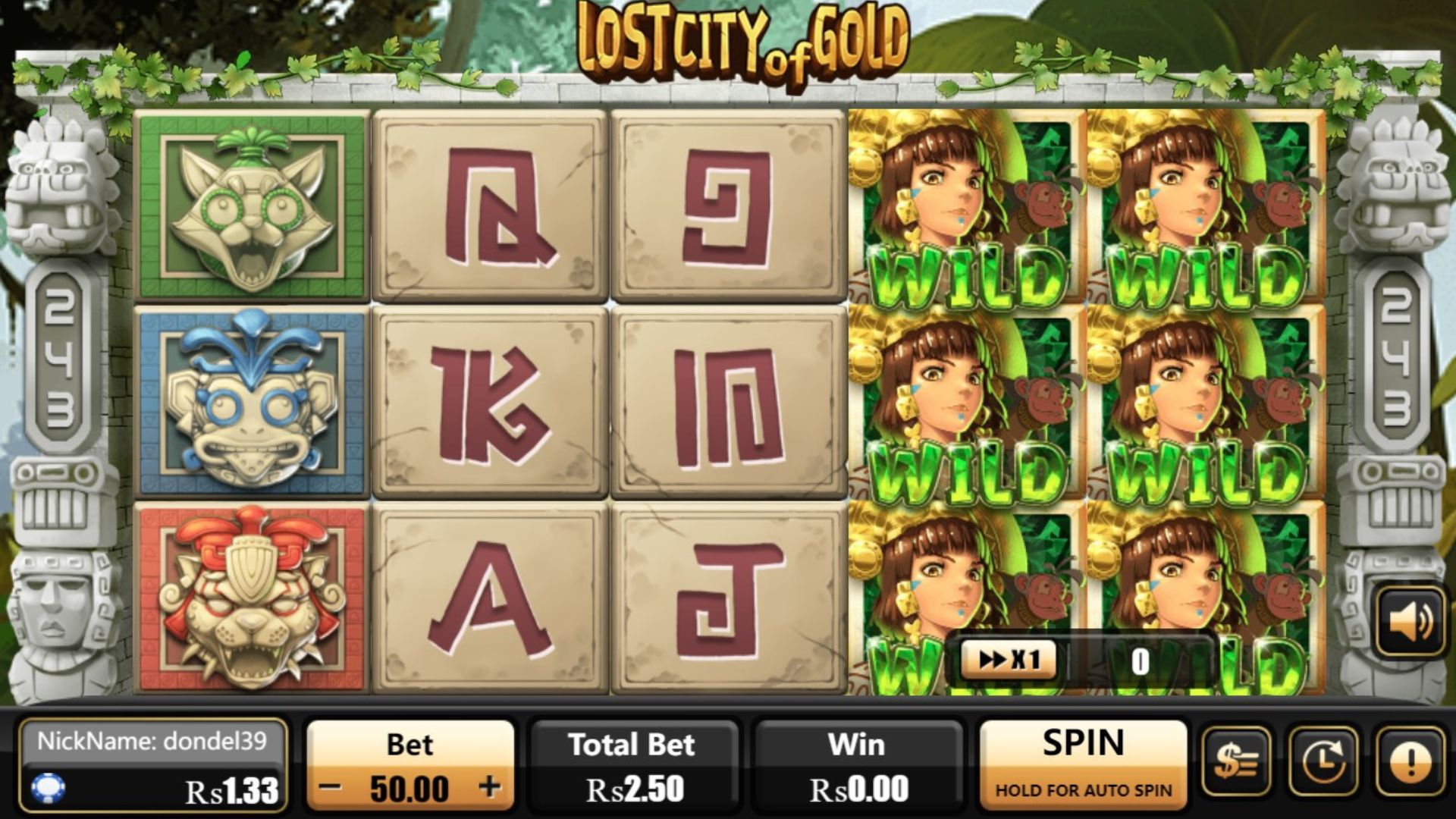 gameplay slot lost city of gold