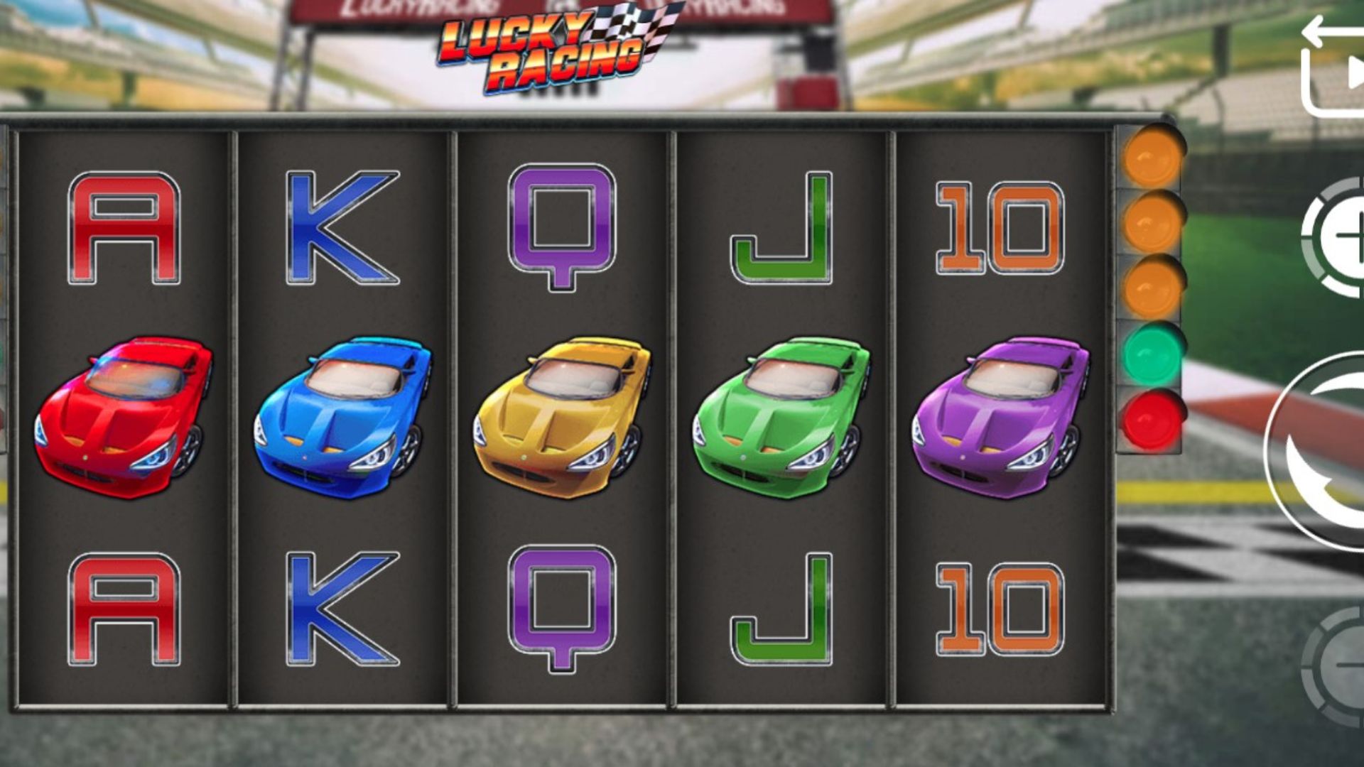 gameplay slot lucky racing