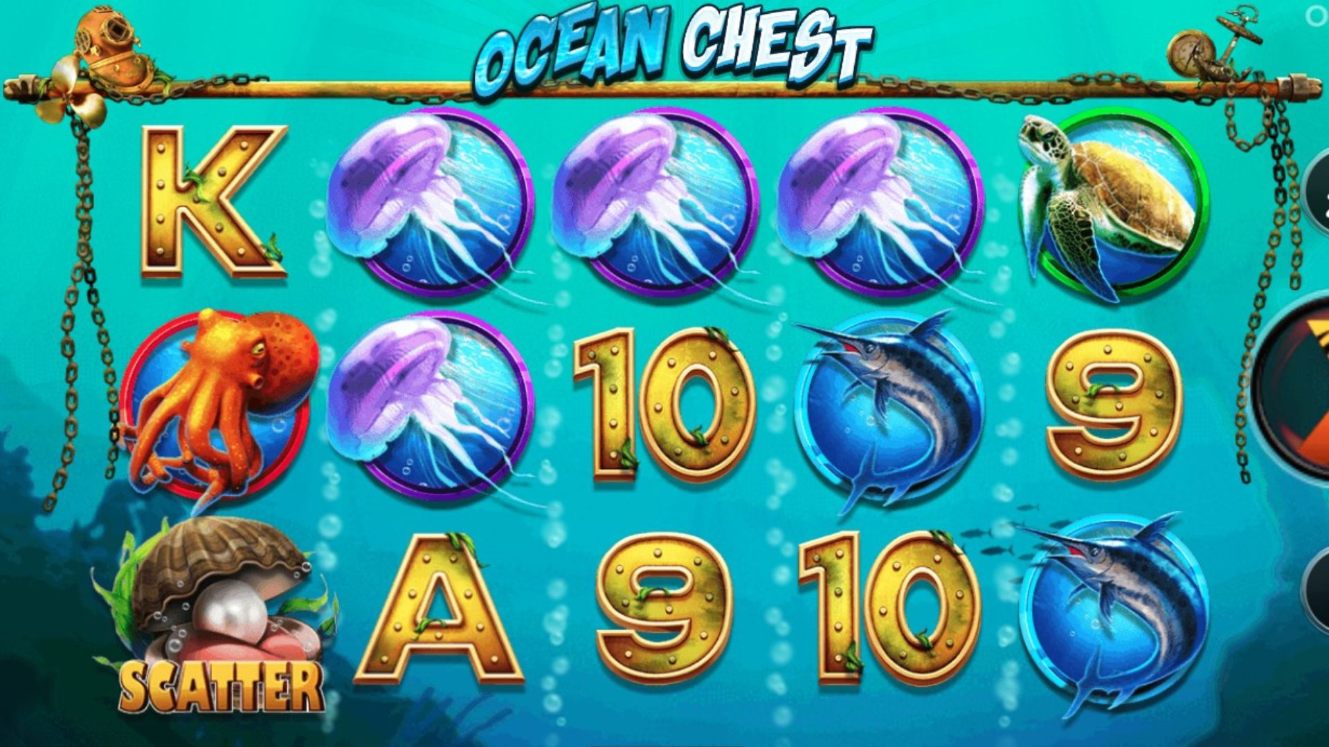 gameplay slot ocean chest