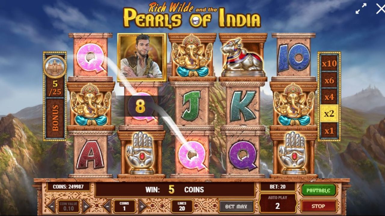gameplay slot pearls of india