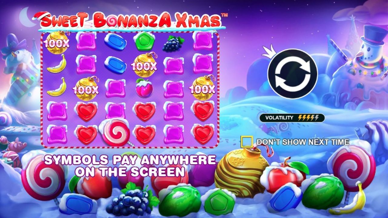 gameplay slot sweet bonanza xmas