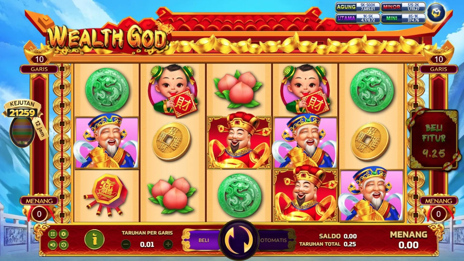 gameplay wealth god