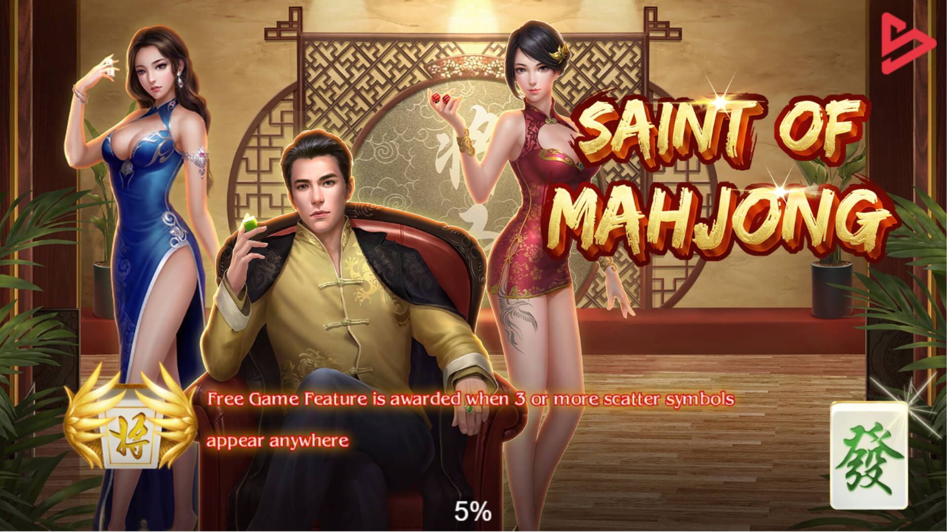 review game slot saint of mahjong