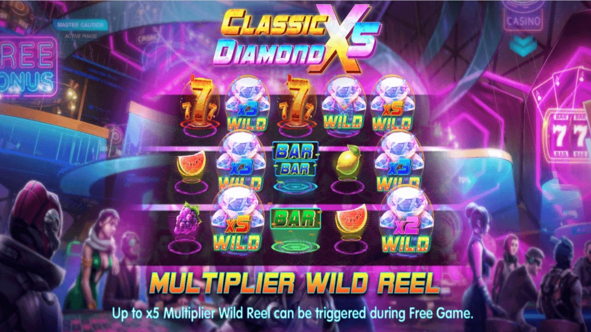 tema slot classic diamond x5